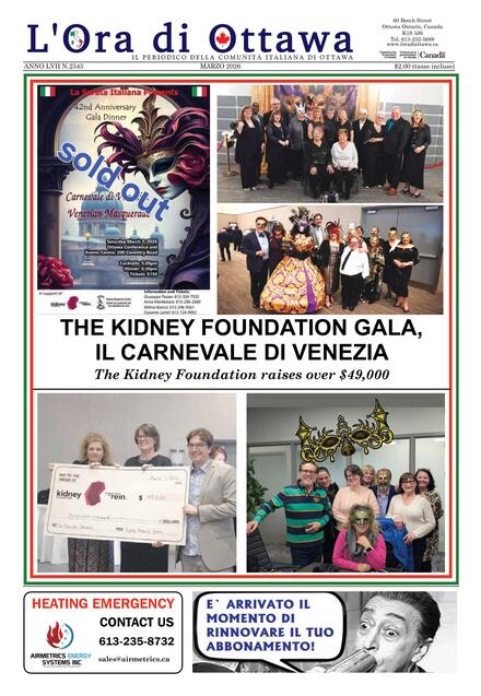 L'Ora di Ottawa — Ultimo Numero
